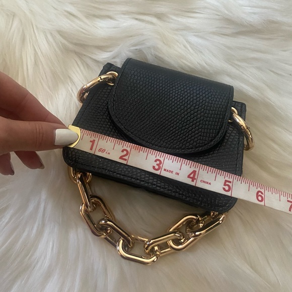 Taupe Interchangable Coin Belt/ Mini Purse with Chain - Picture 12 of 16